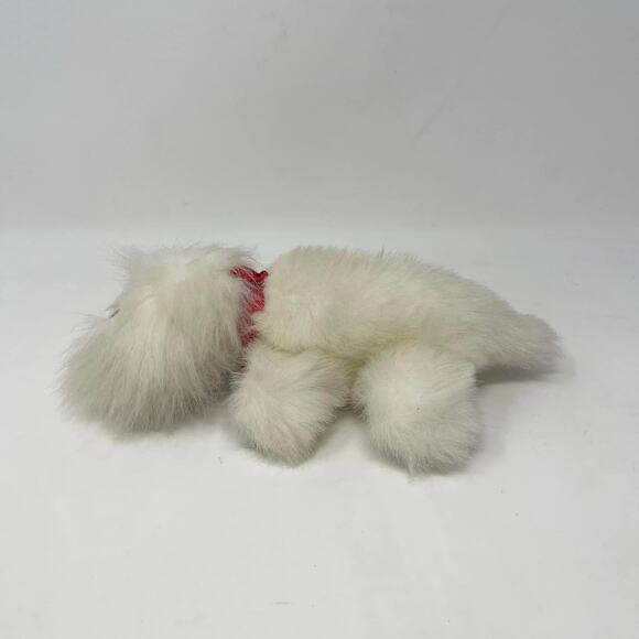 Vintage 1985 Tonka Newborn Pound Puppy Furries‎ White Long Hair 11" - Picture 4 of 7